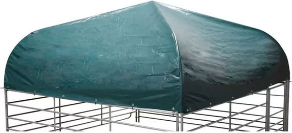 Dach mit Plane und Gestänge für abnehmbare Horden Kerbl – Bild 1 von 2