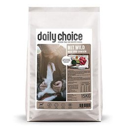 Produktbild von daily choice Basic Trockenfutter mit Wild, Reis und Erbsen - 2 x 7,5 kg