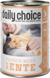 Produktbild von daily choice Fleischmenü mit Ente - 6 x 400 g
