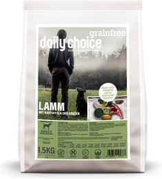 Produktbild von daily choice Grainfree Lamm mit Kartoffeln und Erbsen - 1,5 kg