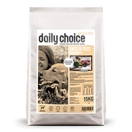 Produktbild von daily choice Sensitiv Ente und Reis mit Erbsen - 15 kg