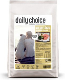 Produktbild von daily choice Trockenfutter mit Geflügel, Reis und Erbsen Basic - 2 x 15 kg