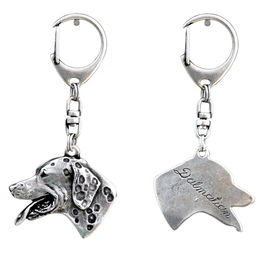 Dalmatiner Schlüsselanhänger silber – Bild 1 von 5