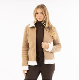 Produktbild von Damen Full-Zip-Jacke ANKY Teddy Lammy ATC252103