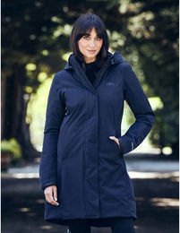 Produktbild von Damen lange wasserfeste Reitjacke Weatherbeeta