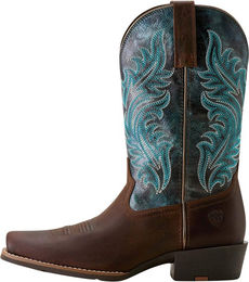 Produktbild von Damen Leder Stiefel Western Ariat Round Up Narrow Cutter Toe
