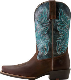 Produktbild von Damen Leder Stiefel Western Ariat Round Up Narrow Cutter Toe