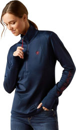 Damen Polarfleece 1/2 Zip Ariat Team EQ – Bild 1 von 5