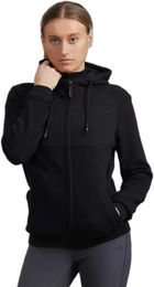 Produktbild von Damen Reit-Sweatshirt mit durchgehendem Reißverschluss und Kapuze Premier Equine Legato