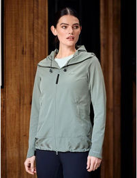 Damen Reitjacke mit Vollreißverschluss wasserdicht Weatherbeeta – Bild 1 von 5