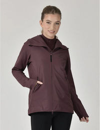 Damen Reitjacke mit Vollreißverschluss wasserdicht Weatherbeeta – Bild 1 von 5