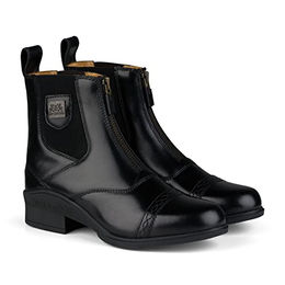 Damen-Reitstiefeletten aus Leder mit Reißverschluss B Vertigo Jodhpur Saturn – Bild 1 von 8