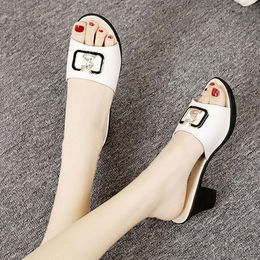 Produktbild von Damen Sandalen Peep-Toe Schuhe Frau High Heels Plateauschuhe Casual Wedges für Frauen High Heels Schuhe 40