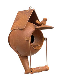 Produktbild von DanDiBo Vogelhaus zum Aufhängen Edelrost Gießkanne