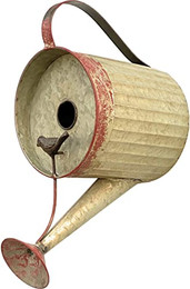 Produktbild von DanDiBo Vogelhaus zum Aufhängen Metall Deko Gießkanne wetterfest