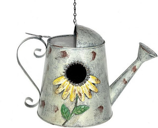 Produktbild von DanDiBo Vogelhaus zum Aufhängen Metall Deko Gießkanne Wetterfest