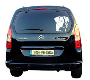 Produktbild von Dänischer Hofhund Kopf Wohnmobil Aufkleber