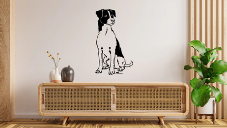Produktbild von Dänischer Hofhund Wandtattoo Wandbild Wandsticker Wandaufkleber Wanddekoration