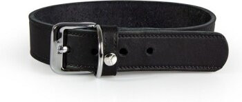 Produktbild von Das Lederband Halsband Weinheim schwarz 62 cm - 62 cm