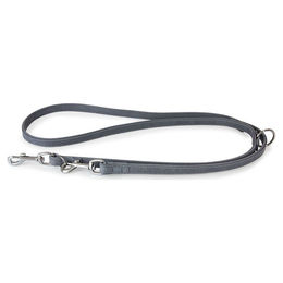 Produktbild von Das Lederband Hunde Führleine Boston Granite, Maße: 200 cm / 14 mm