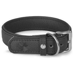 Produktbild von Das Lederband Hundehalsband Glückshund Lava/Lava, Länge: 70 cm