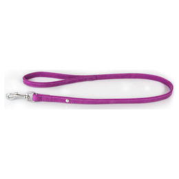 Produktbild von Das Lederband Hundeleine Boston Violet, Maße: 100 cm / 22 mm