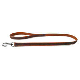 Produktbild von Das Lederband Hundeleine Roma mocca/cognac, Länge: 110 cm / Breite: 14 mm