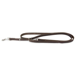 Produktbild von Das Lederband Stufenlos verstellbare Führleine Weinheim Mocca