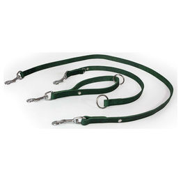 Produktbild von Das Lederband Universal Hundeleine Weinheim Hunting Green, Maße: 235 cm / 18 mm