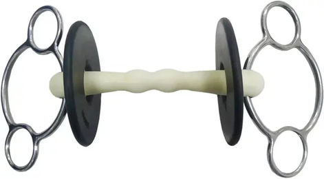 Produktbild von daslö Unterlegtrense 3-Rings Trense mit Mint Aroma