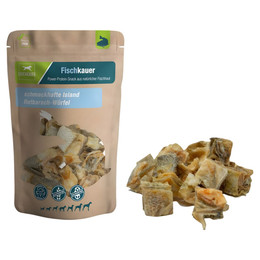 Produktbild von DAUERKAUER Fischkauer Island Rotbarsch-Würfel - 60 g