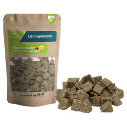 Produktbild von DAUERKAUER Käse-Cranberry Hundesnack - 100 g