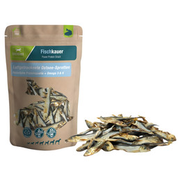 Produktbild von DAUERKAUER Ostsee-Sprotten Protein-Snack für Hunde - 60 g