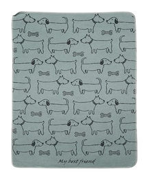 Produktbild von David Fussenegger Haustierdecke Best Friends Allover hellgrün - 1 Stk.
