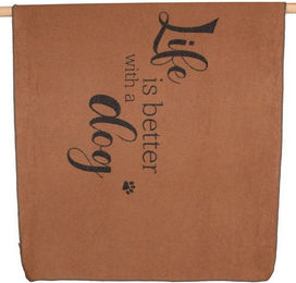 Produktbild von David Fussenegger Hundedecke Life is Better 100 x 140 cm