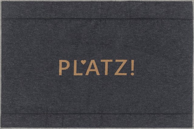 Produktbild von David Fussenegger Hundematte gefüttert "Platz!" - groß