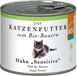 Produktbild von Defu Bio-Huhn Sensitive Pâté Katzenfutter - 200 g