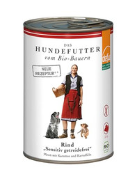 Produktbild von Defu Nassfutter für Hunde Bio Rind High Sensitive - 410 g