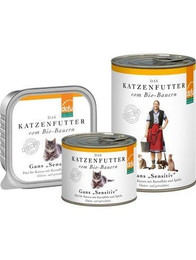Produktbild von Defu Nassfutter für Katzen BIO Gans Sensitiv Pâté - 100g