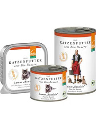 Produktbild von Defu Nassfutter für Katzen BIO Lamm Sensitiv Pâté - 200g