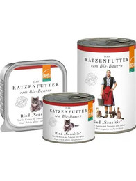 Produktbild von Defu Nassfutter für Katzen BIO Rind Sensitiv Pâté