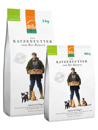 Produktbild von Defu Trockenfutter für Katzen BIO Geflügel Adult - 2 x 800 g