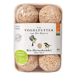 Produktbild von Defu Wildvögel Bio-Meisenknödel ohne Netz 600g