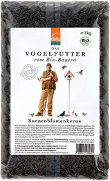 Produktbild von defu Wildvögel Bio Sonnenblumenkerne - 1 kg