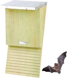 Produktbild von degawo Fledermaus Nistkasten aus Holz und Zink