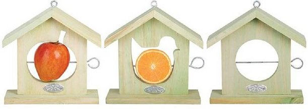 Produktbild von degawo Nistkasten Apfel Futteraufhänger Kiefernholz Vogel