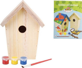 Produktbild von degawo Nistkasten PIY mit 3 Farben und Pinsel