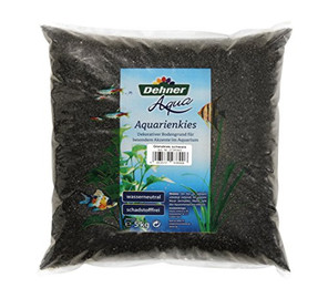 Produktbild von Dehner Aqua Aquarienkies Glanzkies 2-3 mm schwarz - 5 kg