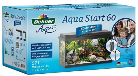 Produktbild von Dehner Aqua Aquarium Starterset 60 - 57 l