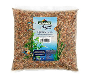 Produktbild von Dehner Aquarienkies Aqua Edelkies 3-5 mm braun/grau - 5 kg